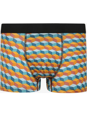 Bolero Erkek Boxer Renkli Küp Desen
