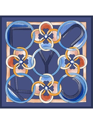 Deserto Fashion İPEK TWİLL EŞARP 2026 Avantgarde serisi Çift Taraflı  %100 İpek   90x90