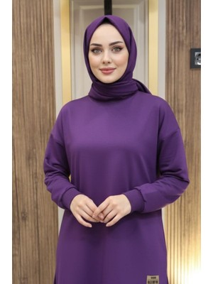 Bala Giyim Kadın Iki Iplik Yırtmaçlı Tesettür Tunik