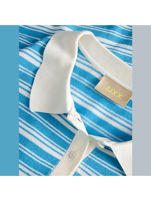 Jack & Jones Kadin Nakis Detayli Polo Yaka Tisört - Vilda