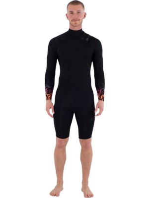 Hurley Air 22 Mm Bubble Ls Springsuit Erkek Siyah Fullsuit
