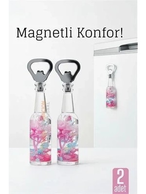 Belirtilmemiş Mıknatıslı Dekoratif Şişe Açacağı – Çiçekli Tasarım, Buzdolabı Magnetli, Pratik ve Şık 722322
