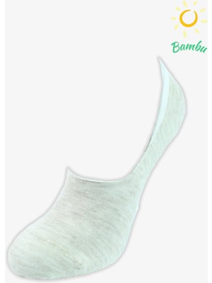 Pro Düz Bamboo Babet Yazlık Pamuklu Rahat Kadın Çorabı 12'li