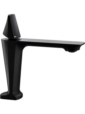 Dellora Vıta Kısa Lavabo Bataryası Mat Sıyah