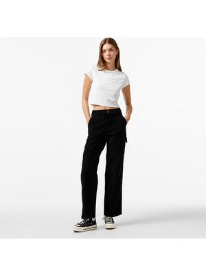 Dickies Corduroy Carpenter W Siyah Kadın Pantolon