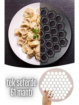 Belirtilmemiş Mantı Kalıbı Tek Seferde 61 Mantı Lallula Design 720866