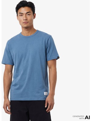 Alpha Industries New Patch Erkek Mavi T-Shirt