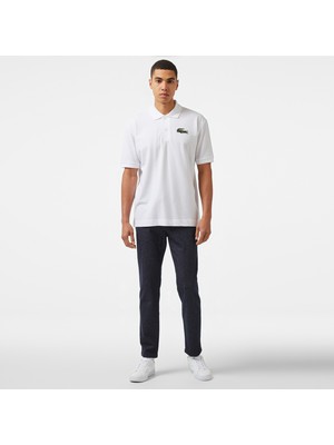 Lacoste Erkek Tapered Fit Chino Lacivert Pantolon