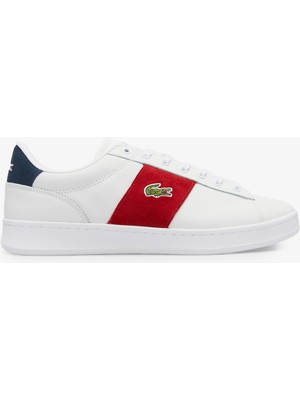 Lacoste Erkek Beyaz Spor Ayakkabı Sneaker Regular Kalıp ile Konforlu Kullanım 45 Numarada