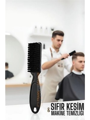 Kentex Mey Ithalat® Fade Fırça – Berberler Için Sıfır Kesim ve Makine Temizleme Fırçası 722306