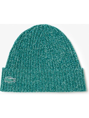 Lacoste Unisex Yün Yeşil Bere