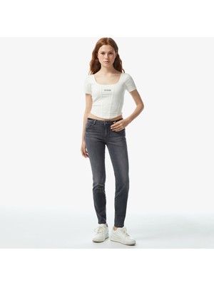 Guess Kadın Gri Jean