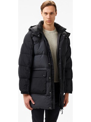 Tommy Hilfiger Jeans Two Tone Parka Erkek Siyah Mont