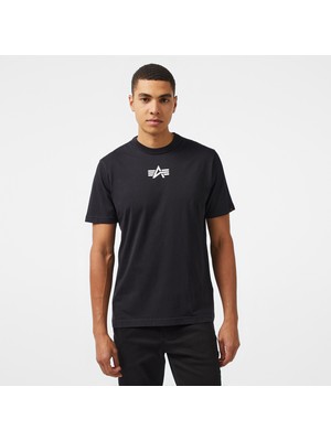 Alpha Industries Born Of Purpose Unisex Siyah T-Shirt