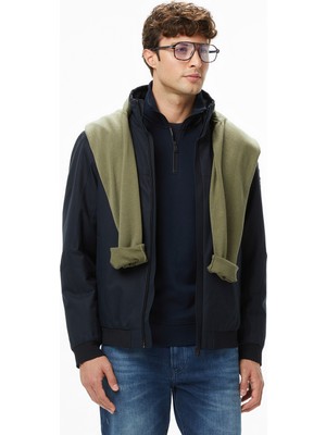 Boss Hexatech Bomber Erkek Lacivert Mont