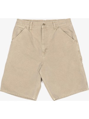 Carhartt Wıp Single Knee Erkek Krem Şort