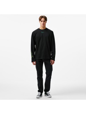 Karl Kani Small Signature Tribal Uzun Kollu Erkek Siyah T-Shirt