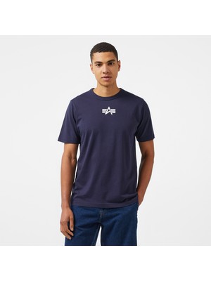 Alpha Industries Born Of Purpose Unisex Mavi T-Shirt
