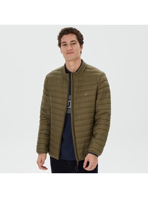 Nautica Erkek Yeşil Standart Fit Mont