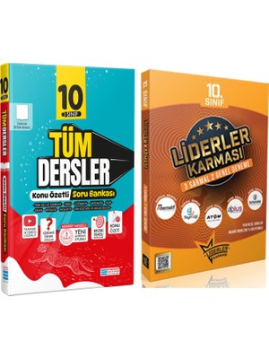 Akm Kitap Evrensel Iletişim 10. Sınıf Tüm Dersler Konu Özetli Maarif Model ve Liderler Karması Deneme Seti 2 Kitap