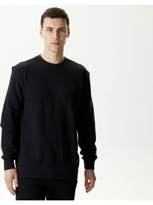 Alpha Industries Essential French Unisex Siyah Sweatshirt