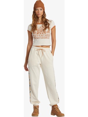 Billabong Surf Adventure Sweatpant Kadın Beyaz Eşofman Altı