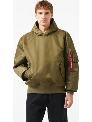 Alpha Industries Pull-Over Hooded Ma-1 Unisex Yeşil Sweatshirt