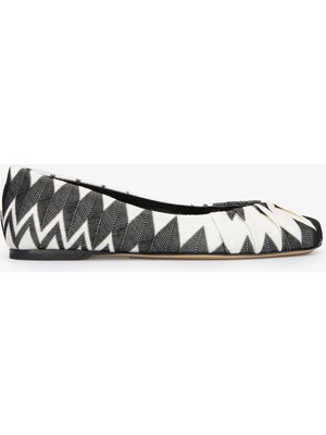 Missoni Iris Wave Kadın Siyah Babet