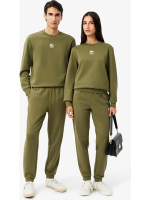Lacoste Tapered Leg Unisex Yeşil Eşofman Altı