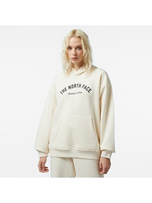 The North Face  Varsity Graphic Kadın Beyaz Sweatshirt