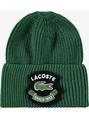 Lacoste Unisex Koyu Yeşil Bere