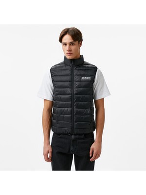 Karl Kani Sport Patch Light Puffer Erkek Siyah Yelek