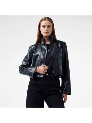 Calvin Klein Kadın Siyah Mont