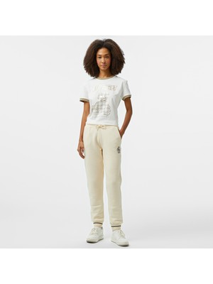 Guess Nia Jogger Fleece 425 Kadın Beyaz Eşofman Altı