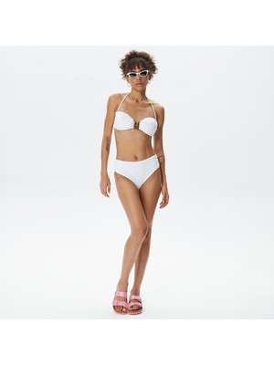 Moschino Kadın Beyaz Bikini Altı