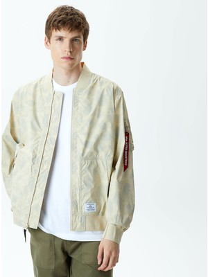 Alpha Industries L-2b Packaway Flight Erkek Krem Ceket