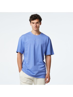 Karl Kani Autograph Heavy Jersey Boxy Erkek Mor T-Shirt