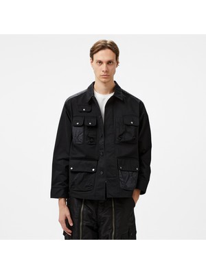 Alpha Industries Onion Quilted Mixed Media Unisex Siyah Ceket