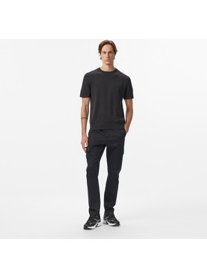 Calvin Klein Slim Refined Stretch Cargo Erkek Siyah Pantolon