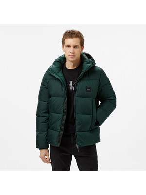 Calvin Klein Erkek Yeşil Mont