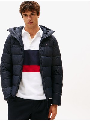 Tommy Hilfiger Mid Weight Erkek Mavi Ceket