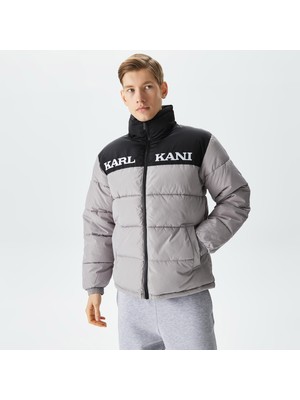 Karl Kani Retro Essential Puffer Erkek Gri Ceket