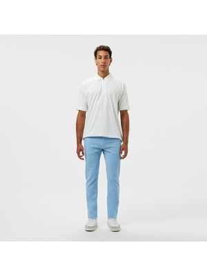 Lacoste Erkek Slim Fit Açık Mavi Jean Pantolon