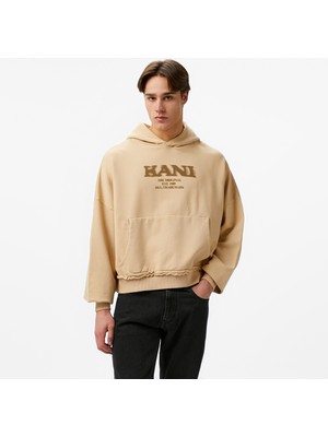 Karl Kani Retro Sprayed Os Erkek Bej Sweatshirt