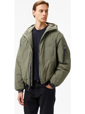 Alpha Industries Insulated Hooded Parka Unisex Gri Ceket