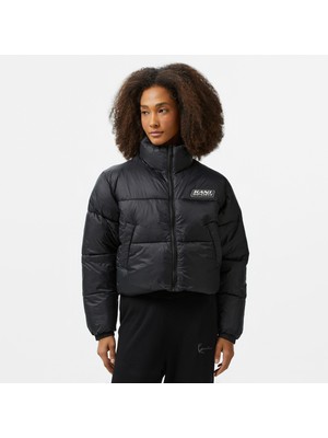 Karl Kani Sport Patch Crop Puffer Kadın Siyah Ceket