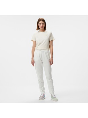 Lacoste Classic Straight Fit Kadın Beyaz Eşofman Altı