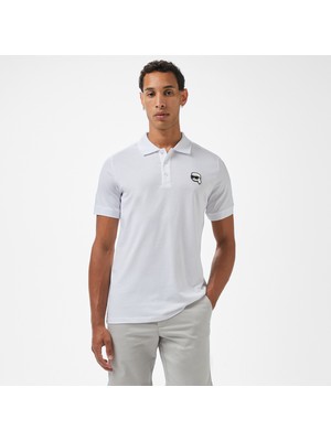 Karl Lagerfeld Erkek Beyaz Polo