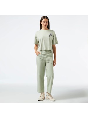Champion Wide Leg Kadın Yeşil Pantolon