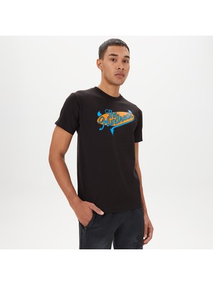 The Hundreds Industry Slant Erkek Siyah T-Shirt